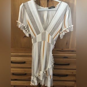 Summer dress-small with cute fringe detail